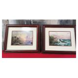 11 - 2 PIECES FRAMED ART (C170)