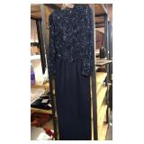11 - PEAK EVENINGS BEADED EVENING DRESS (8) (C36)