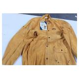 RADNOR BROWN COWHIDE LEATHER JACKET (SIZE XL)