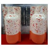 11 - PAIR OF MATCHING VASES (C254)