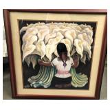 11 - DIEGO RIVERA ART FRAMED 36"SQ (C10)