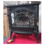 522 - FAUX WOODSTOVE SPACE HEATER (C281)