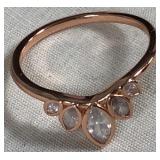 443 - SILVER & STONES RING (J85)