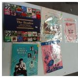 522 - BEATLES CALENDAR & VINTAGE SHEET MUSIC (C199
