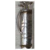 443 - 2-TONE STERLING GOLF CLUBS/BAG BROOCH