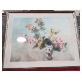 530 - FLORAL ART FRAMED (C118)