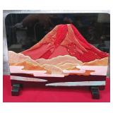 11 - JAPANESE LANDSCAPE TEXTURED ART (C103)