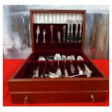 522 - FLATWARE & STORAGE CHEST (C243)