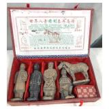 11 - VTG BOXED SET MINI TERRACOTTA  ARMY REPLICAS