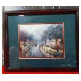 11 - THOMAS KINKADE ART FRAMED W/COA (C165)