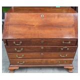 11 - VINTAGE DROP-FRONT WRITING DESK