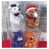 11 - 4 COLLECTIBLE TY BEARS (C179)
