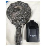 443 - VINTAGE HAND MIRROR & DASHBOARD CAMERA