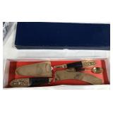 443 - THAI BRONZE SERVING SET, SPOON (J88)