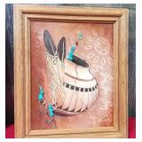11 - SOUTHWESTERN ART FRAMED (C162)