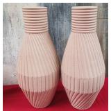 11 - PAIR OF MATCHING VASES (C259)