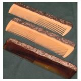 13 - 3 VINTAGE COMBS (B15)