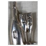 443 - STERLING SILVER LIZ 2000 BROOCH (J76)
