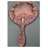 13 - VINTAGE STERLING SILVER HAND MIRROR (B11)