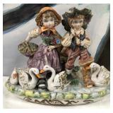 11 - LARGE CAPODIMONTE FIGURINE 15X19" (C24)