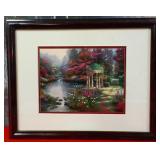 11 - THOMAS KINKADE ART FRAMED W/COA (C164)