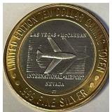 .999 FINE SILVER GAMING TOKEN (B61)