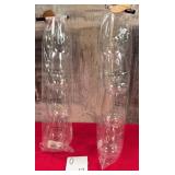 43 - NEW WMC MUD PIE STEMLESS WINE GLASSES (O17)