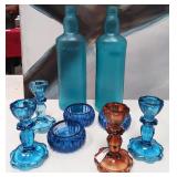 43 - NEW WMC ASSORTED CANDLESTICKS & BOTTLES