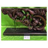 11 - VINTAGE CARVED WOOD ARCHITECTURAL DETAIL (A12