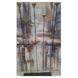 11 - MODERN FLOOR SCULPTURE (MAX 55"T) (U46)