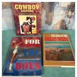 536 - LOT OF3 COWBOY & AMERICAN WEST BOOKS