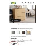 503 - THREE-DRAWER CHEST (U41)