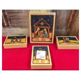43 - NEW WMC NATIVITY BLOCK DECORATIONS (N124)