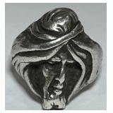 STERLING SILVER SIZE 11 RING 18.80GRS