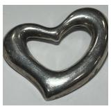 A LARGE STERLING SILVER BROCH 22.50GRS