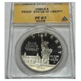 1986-S SILVER PF67DCAM STATUE OF LIBERTY