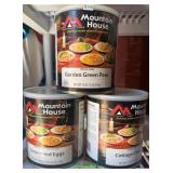MOUNTAIN HOUSE EGGS, CHESSE & PEAS CANNED FOOD