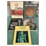 536 - LOT OF 5 ASIAN ART & JADE BOOKS (D7)