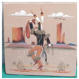 537 - SOUTHWESTERN STYLE WALL  ART 13X13"