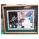 537 - FRAMED MEMORABILIA 21X17" (N19)