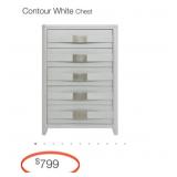 503 - FIVE-DRAWER DRESSER (U78)