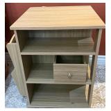 503 - WOOD MEDIA STORAGE CABINET
