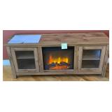 503 - ELECTRIC FIREPLACE TV STAND