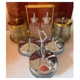 11 - LOT OF VINTAGE MID CENTURY SERVING JARS