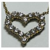 18KT TIFFANY &CO. 1.50CT DIAMOND NECKLACE 3.3GRS