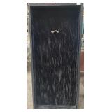 536 - WOOD VINTAGE STORAGE CABINET