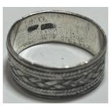 STERLING SILVER SIZE 7 RING 3.20GRS