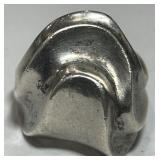 STERLING SILVER  SIZE 6.50 RING 15.50GRS