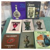 536 - LOT OF 8 ANTIQUE GLASS & BOTTLE BOOKS(D6)