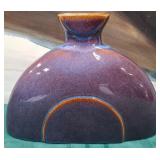 11 - HALF-MOON GLAZED CERAMIC VASE (F159)